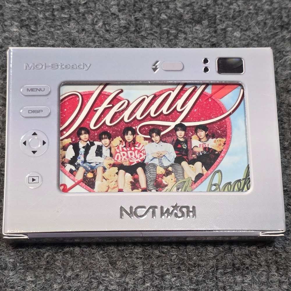 NCT WISH Steady Photobook Album Kpop Camera Box Photo Cards Collectible